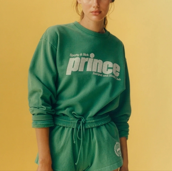 Prince Tennis Sweatband Headband Terry Head Band Sporty and Rich Vintage Collab - Picture 4 of 7